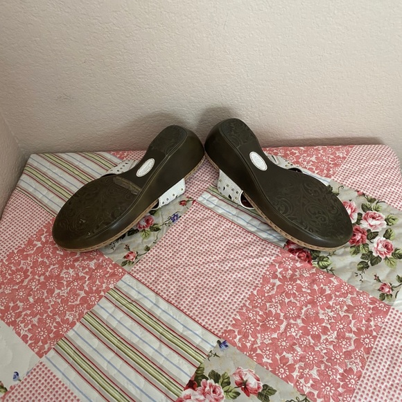 CLARKS ARTISAN Newland Dazzle Wedge Sandals Sz 9M. - Picture 6 of 11